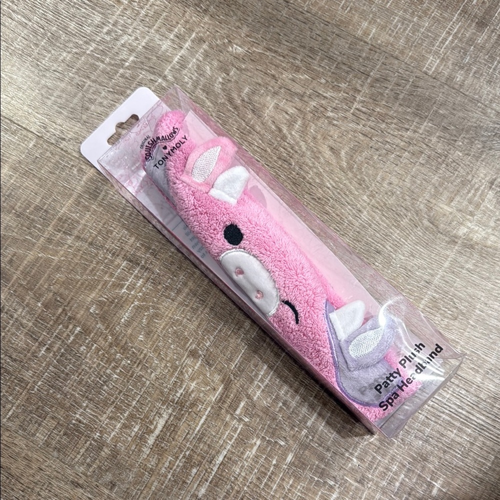 New Pink Spa Headband TONYMOLY- squishmallows